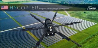 HES Energy Systems lancia un drone multirotore a idrogeno con autonomia di 3 ore