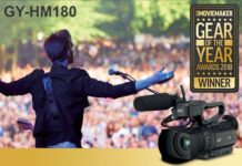 JVCKENWOOD GY-HM180 vince il Gear of the Year Award 2018