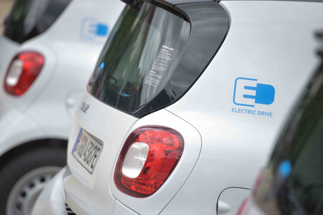 Smart EQ fortwo Fahrzeuge fuer Stuttgarter car2go