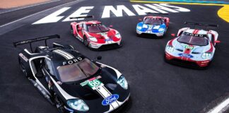 Ford rende omaggio alle vittorie delle Ford GT a Le Mans con speciali livree celebrative