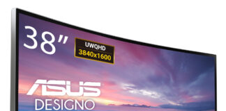 ASUS annuncia il monitor Designo Curve MX38VC