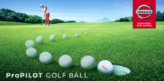 Nissan presenta la pallina da golf ProPILOT