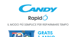 Candy Rapidò e Dash PODS All In 1 insieme in una nuova promozione