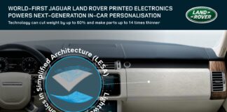 L’elettronica stampata di Jaguar Land Rover trasformerà la futura personalizzazione dei veicoli