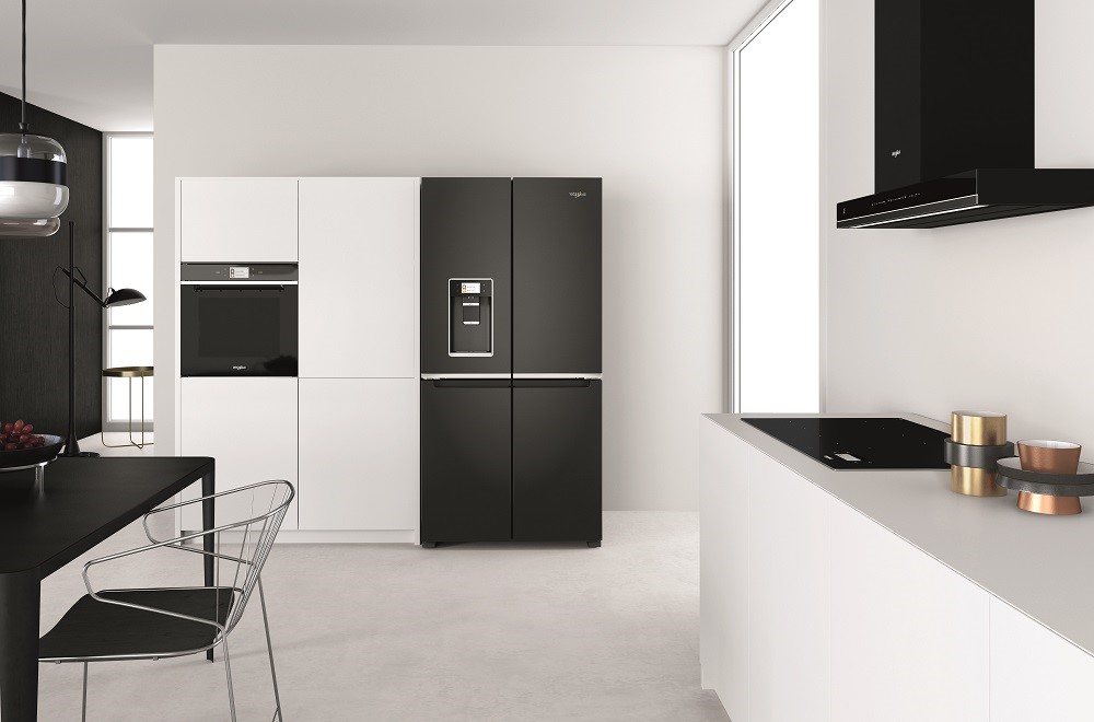 Frigorifero Black Fiber 4 porte - Whirlpool W Collection
