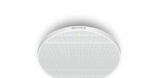Sony lancia il microfono beamforming da soffitto IP-based
