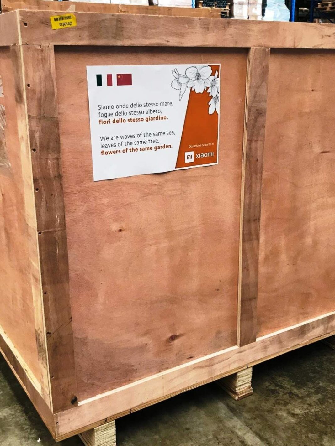 Xiaomi_Donazione mascerine