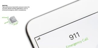 Bosch presenta il sensore di pressione barometrica BMP390 per smartphone, wearable e hearable