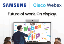 Samsung e Cisco Webex trasformano il futuro degli ambienti di lavoro