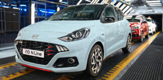 Hyundai avvia la produzione di Nuova i10 N Line in Europa