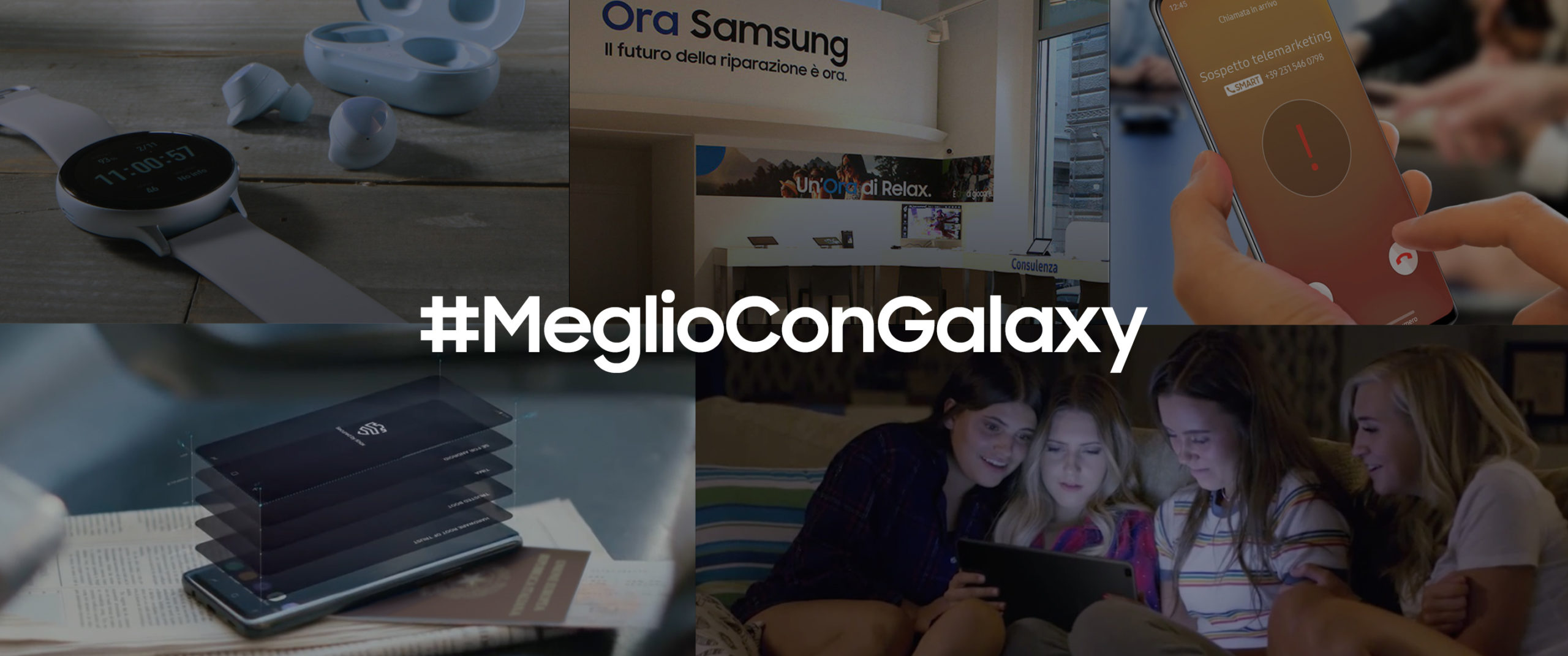 Samsung on air con la campagna digital “Meglio con Galaxy”