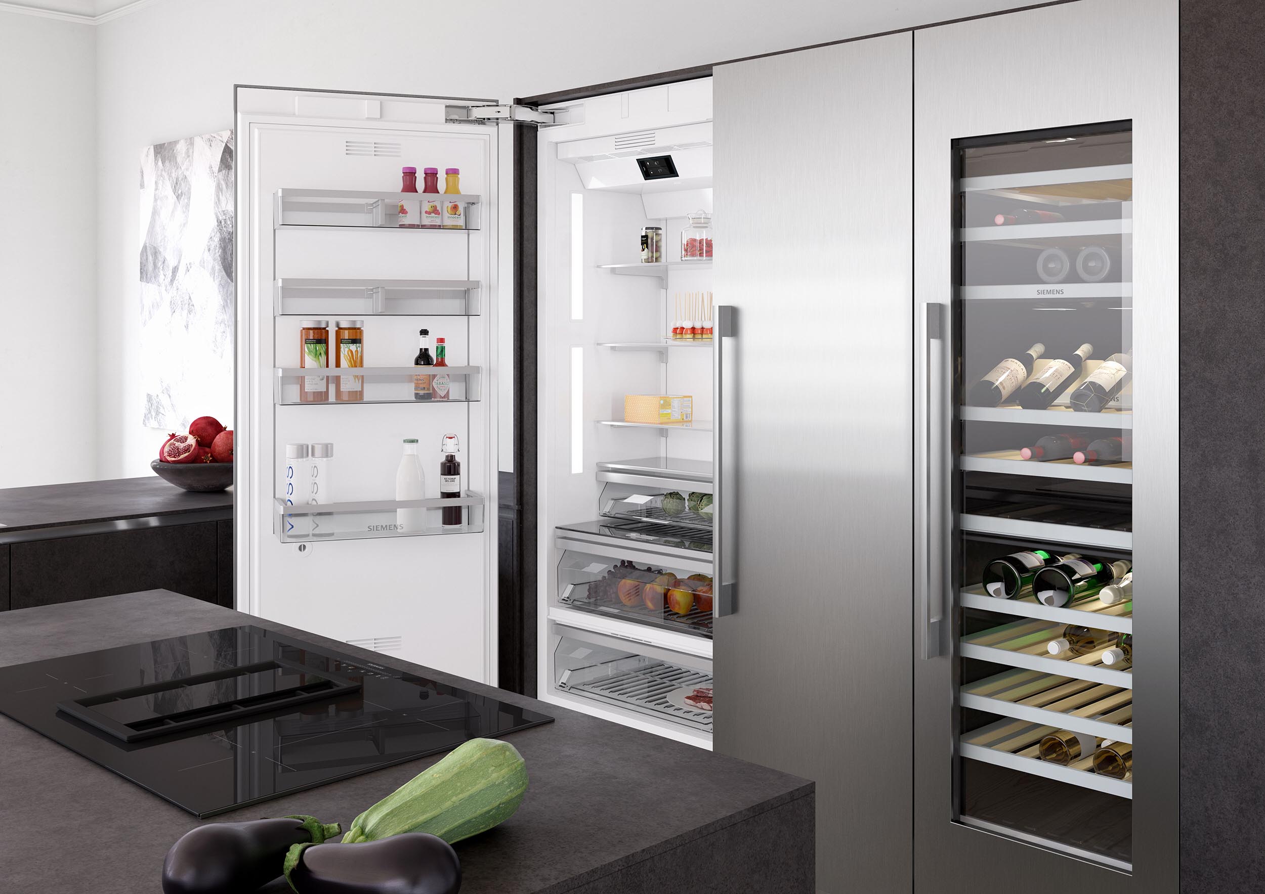 Siemens Elettrodomestici lancia i frigoriferi e le cantinette A-Cool