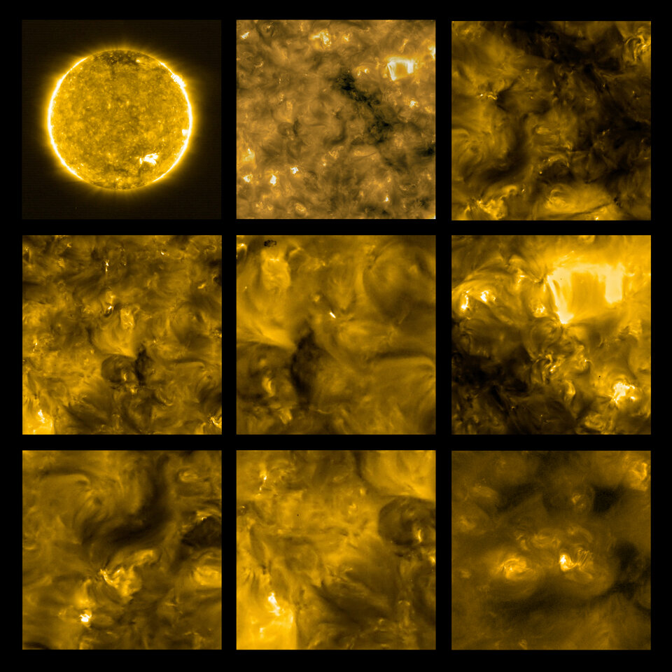Svelate le prime immagini del Sole ottenute dalla missione Solar Orbiter dell’Esa