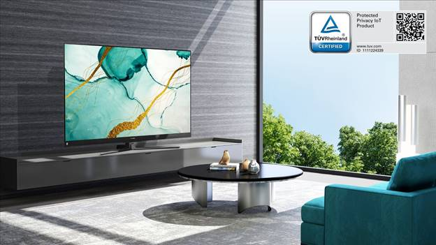 I TV Hisense ottengono la certificazione per la tutela della privacy TÜV Rheinland
