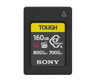 Sony annuncia la prima scheda di memoria CFexpress tipo A con prestazioni ad alta velocità e specifica di resistenza TOUGH