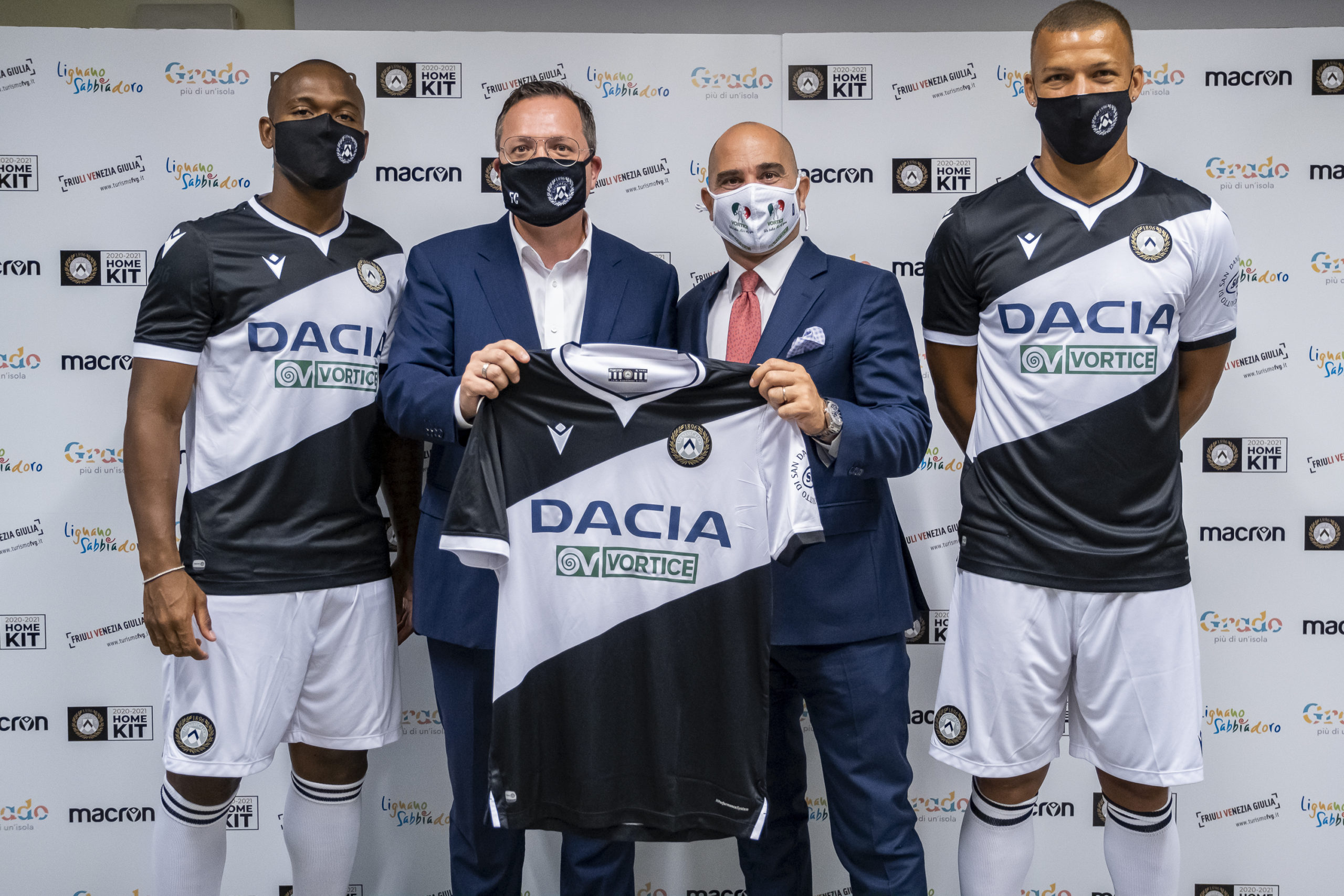 da sin. SAMIR, Franco COLLAVINO DG UDINESE, Andrea Sacha TOGNI Pres VORTICE, DE MAIO