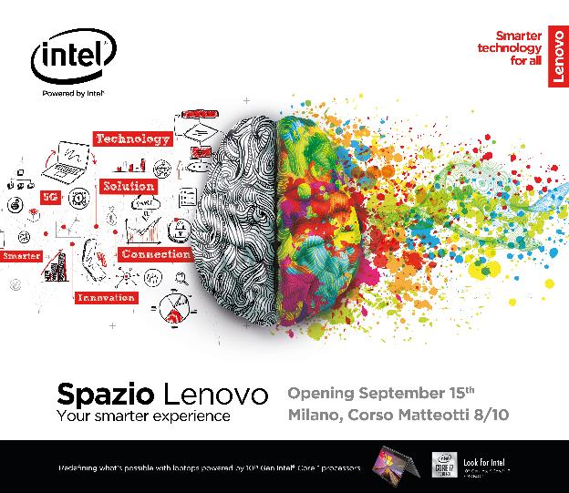 Lenovo annuncia l’opening event di Spazio Lenovo con una campagna out-of-home nella città di Milano