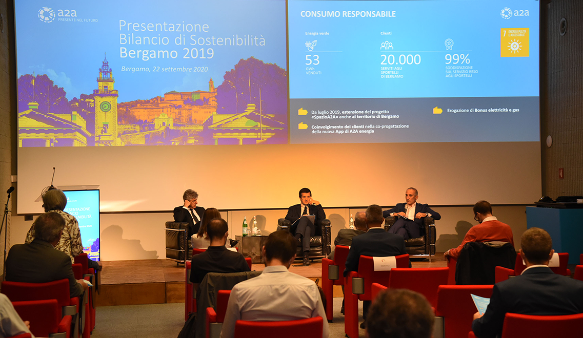 A2A presenta il quinto Bilancio di Sostenibilità di Bergamo