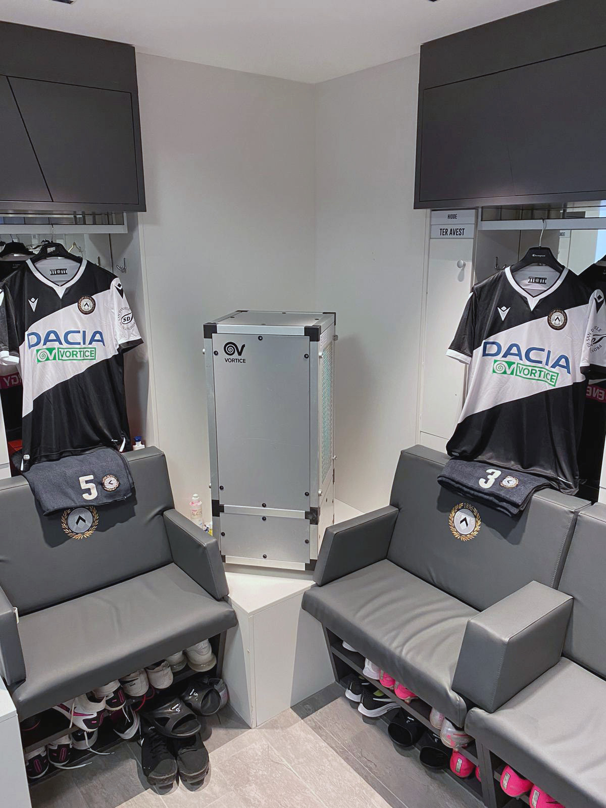 VORTICE si prende cura del benessere dei giocatori dell’Udinese Calcio