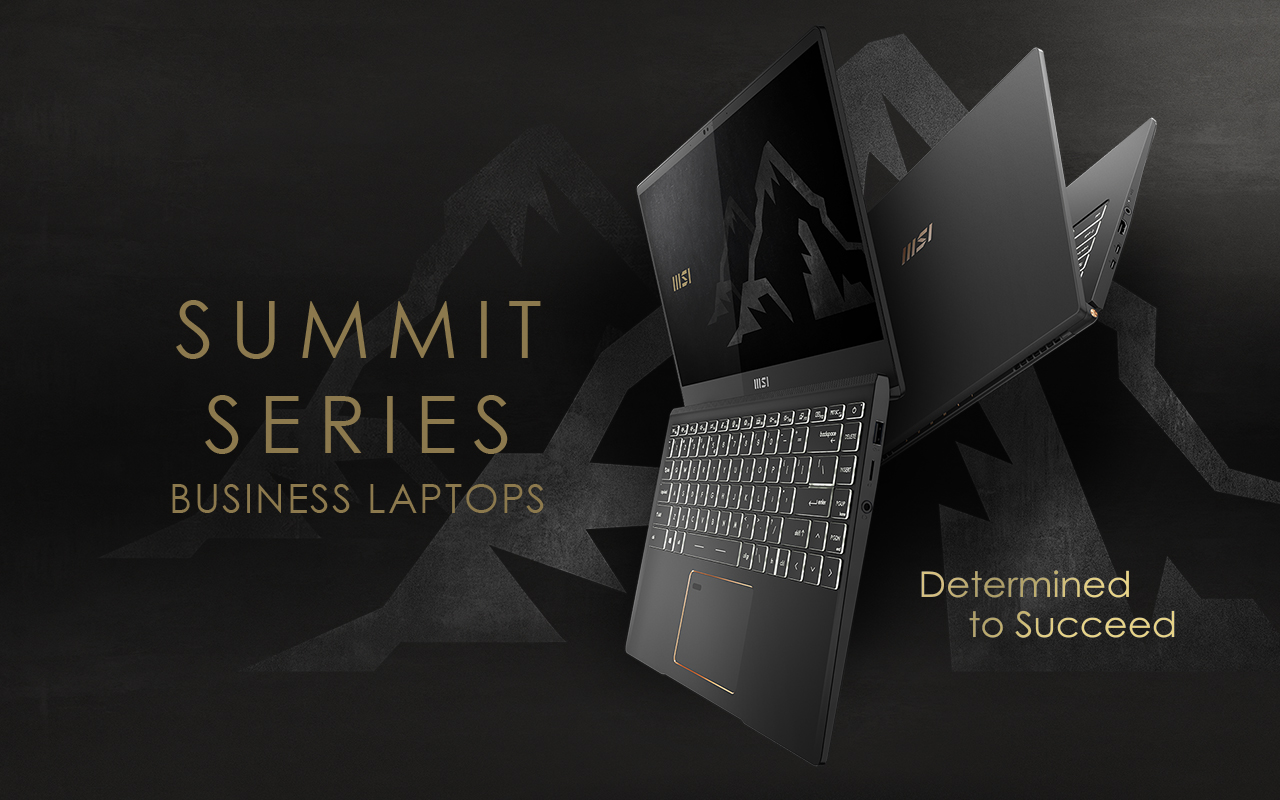 MSI presenta la nuova serie di Business Laptop Summit