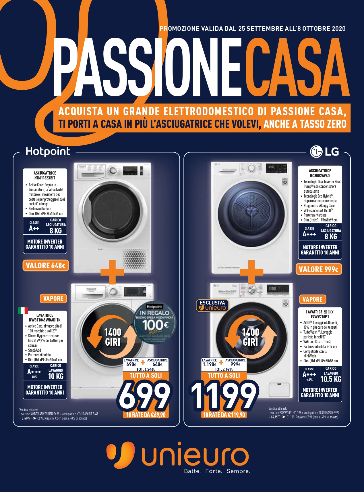 Da Unieuro torna la promozione “Passione Casa”