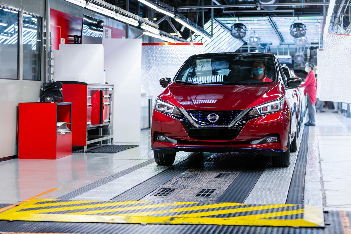 Nissan raggiunge quota 500.000 LEAF prodotte al mondo