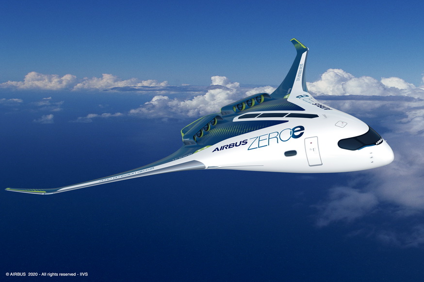Airbus presenta dei nuovi concept di aeromobili a emissioni zero