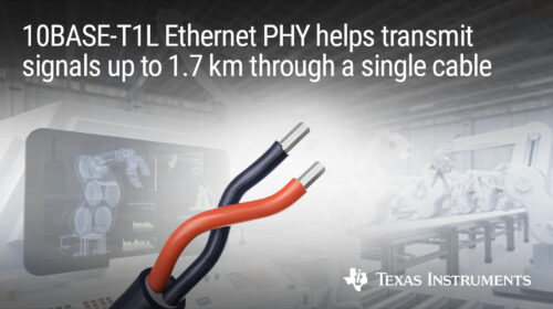 Nuovo PHY Ethernet single-pair per una maggiore portata delle applicazioni di automazione industriale e degli edifici