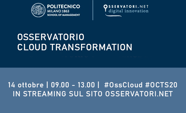 Il mercato Cloud in Italia vale 3,3 miliardi di euro nel 2020