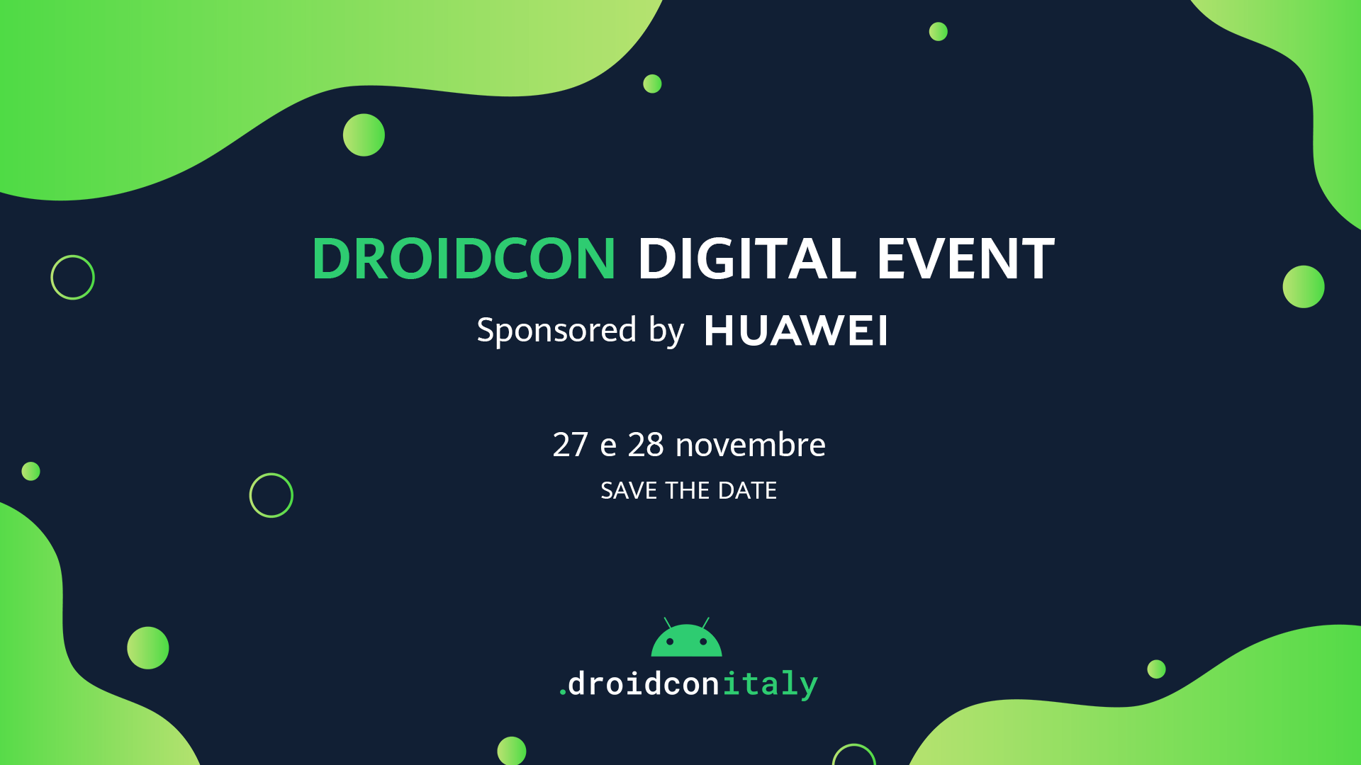 Huawei AppGallery main sponsor della 7° edizione di droidcon Italy