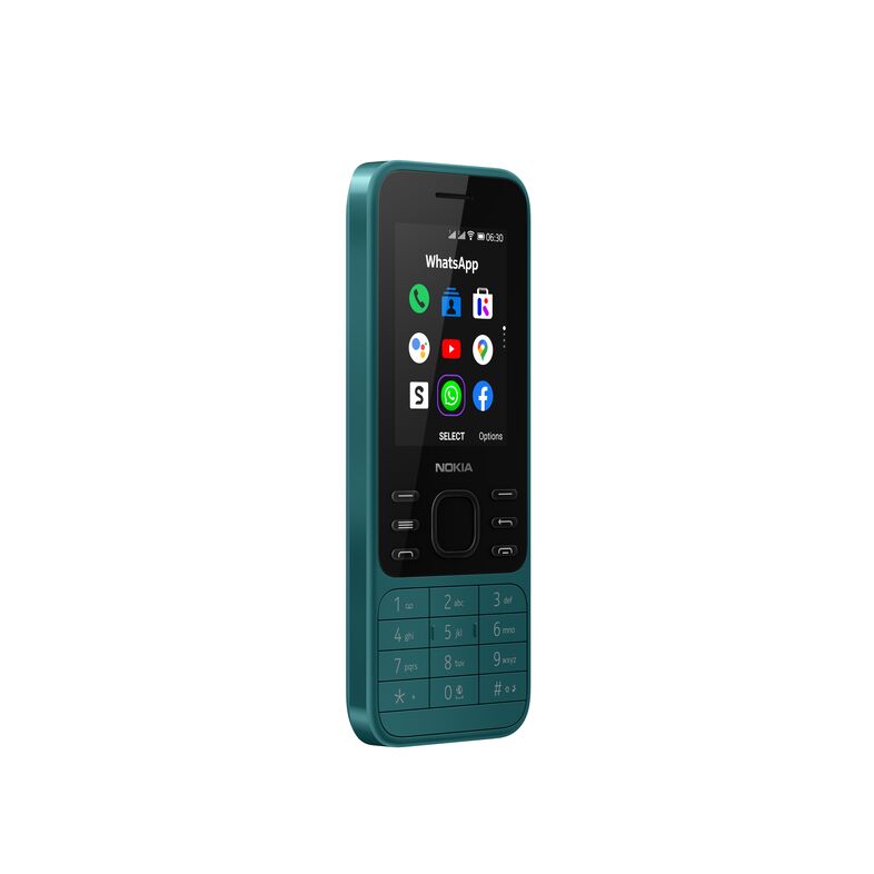 Nokia 6300 4G_CyanGreen_LHS_45