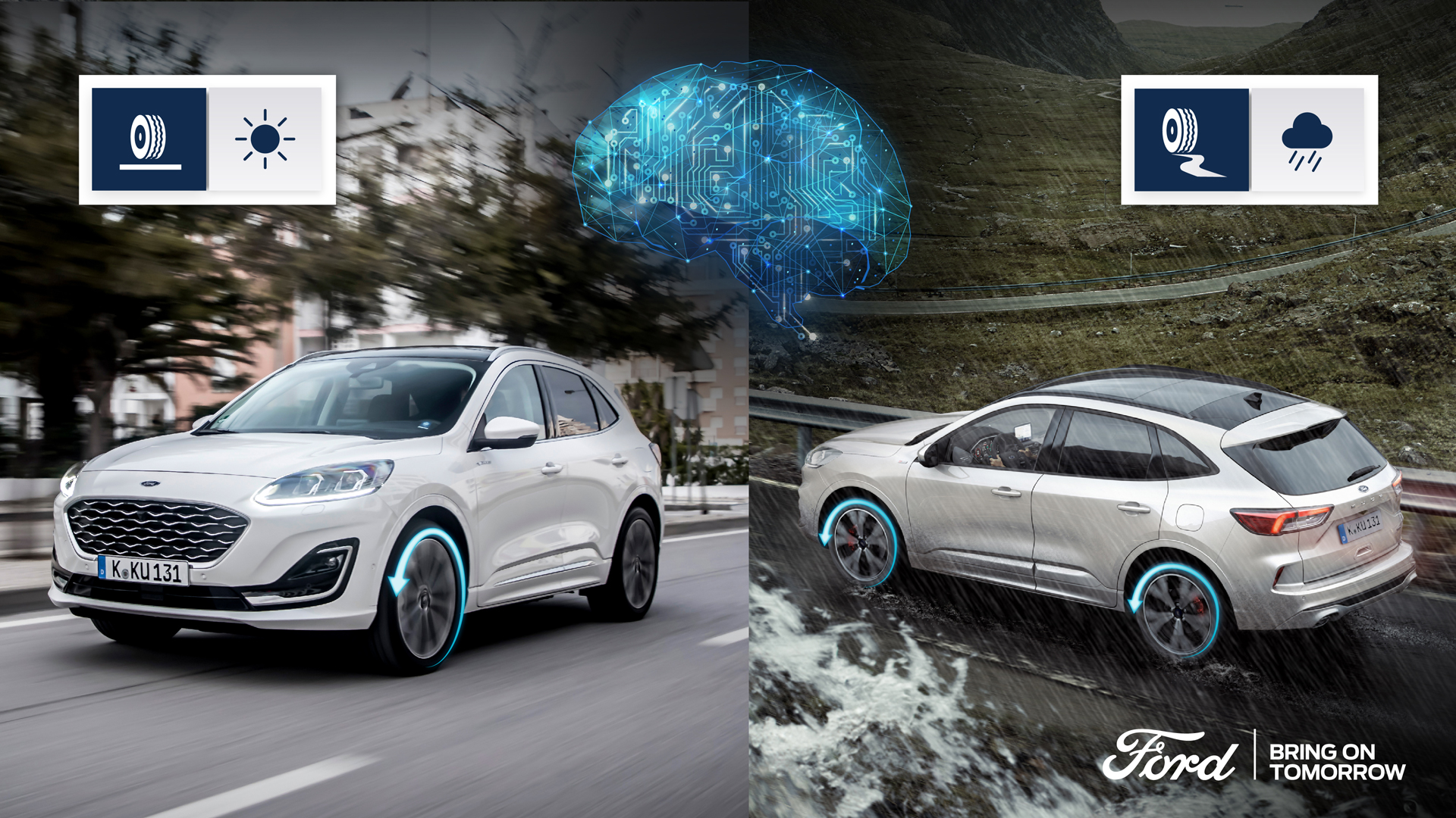 Ford Kuga Hybrid: come l’intelligenza artificiale ottimizza l’aderenza su strada e l’efficienza nei consumi
