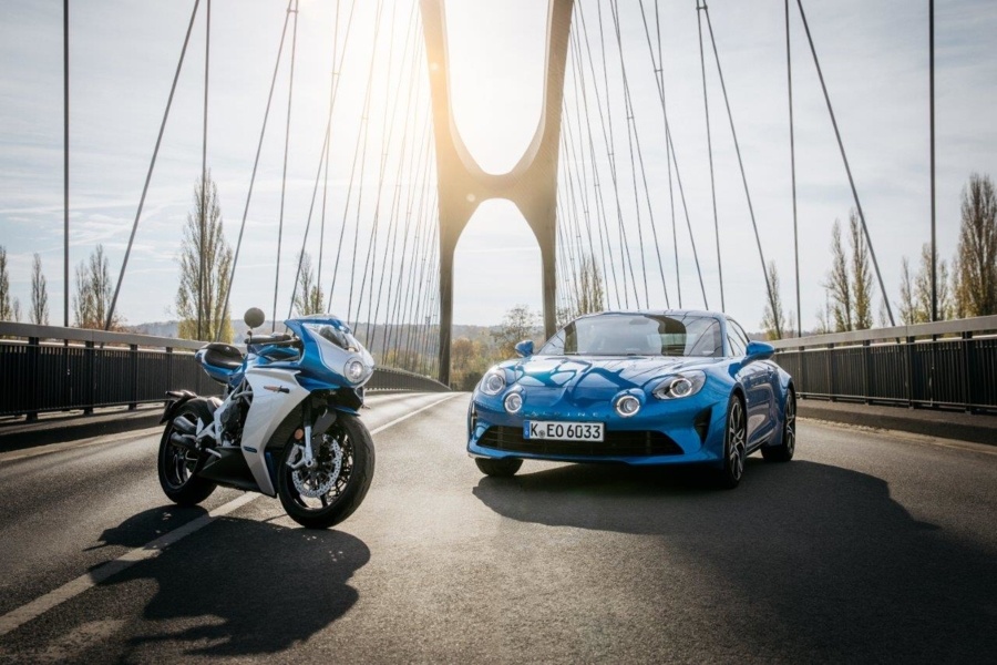 MV Agusta si associa ad Alpine per l’edizione limitata ispirata all’Alpine A110