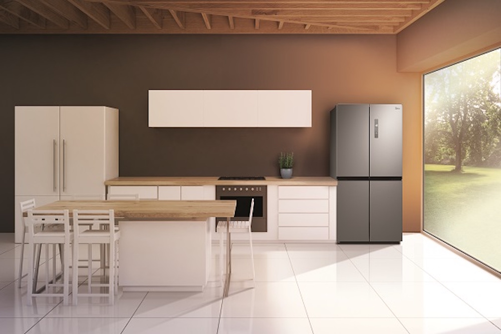 Cibi freschi e igienizzati con i frigoriferi 4 porte Midea