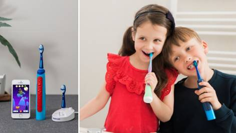 Playbrush rende il lavaggio dei denti divertente
