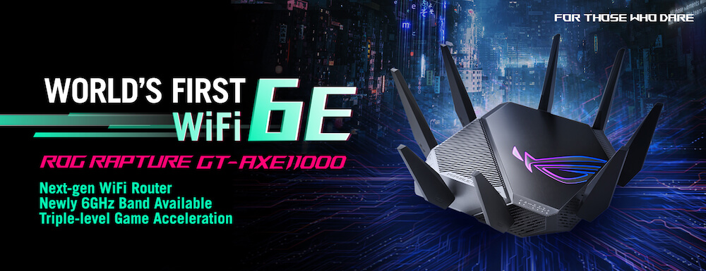 ASUS Rog Rapture GT-AXE11000: il primo router con WiFi 6E