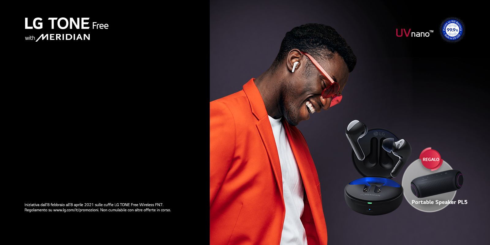 LG espande la gamma di cuffie LG TONE Free True Wireless