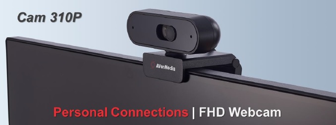 AVerMedia presenta le nuove webcam CAM 310P e CAM 315