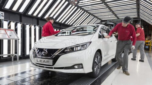 La produzione di Nissan LEAF in Europa supera quella dell’iconica Bluebird