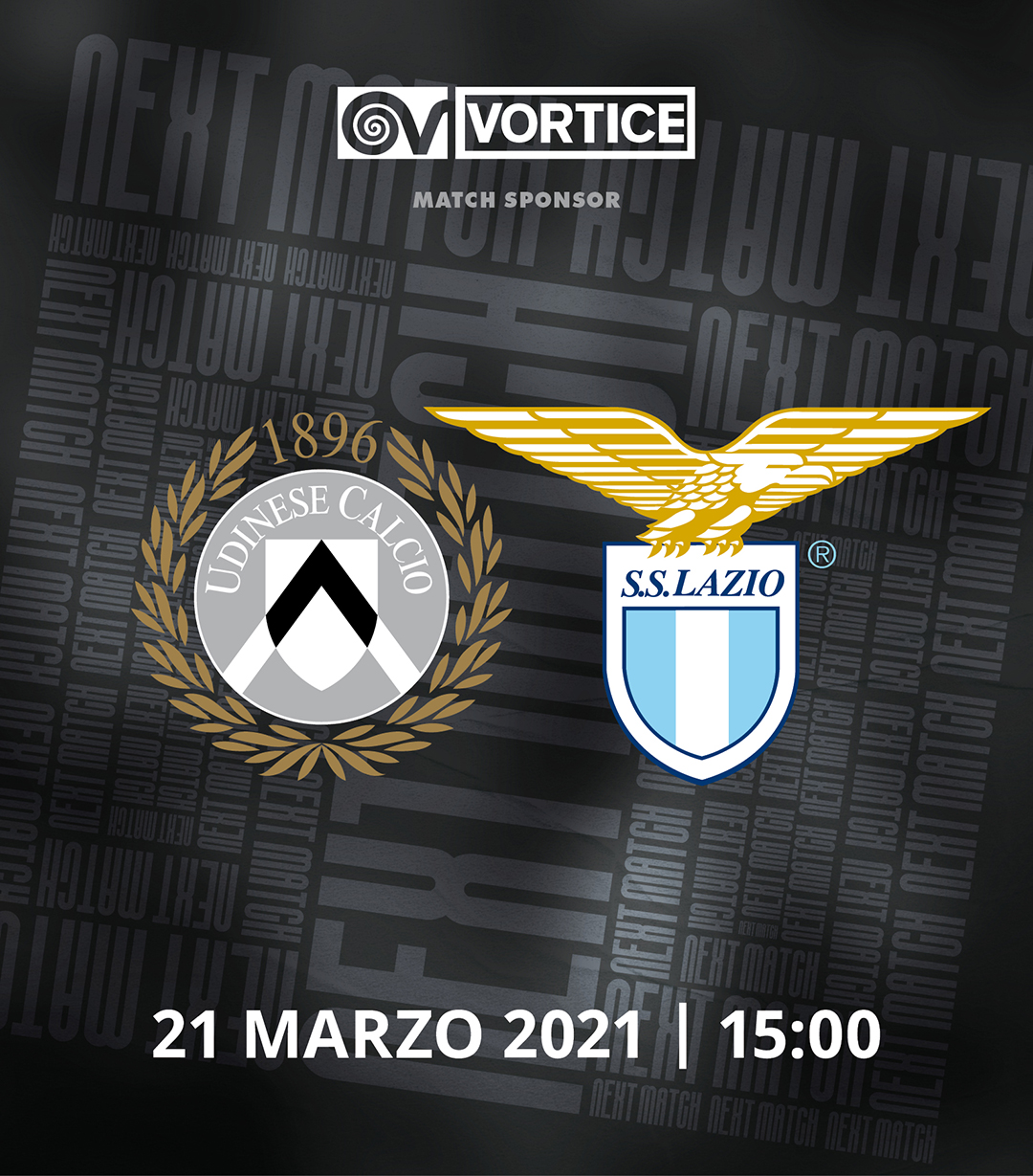 VORTICE Match Sponsor di Udinese-Lazio