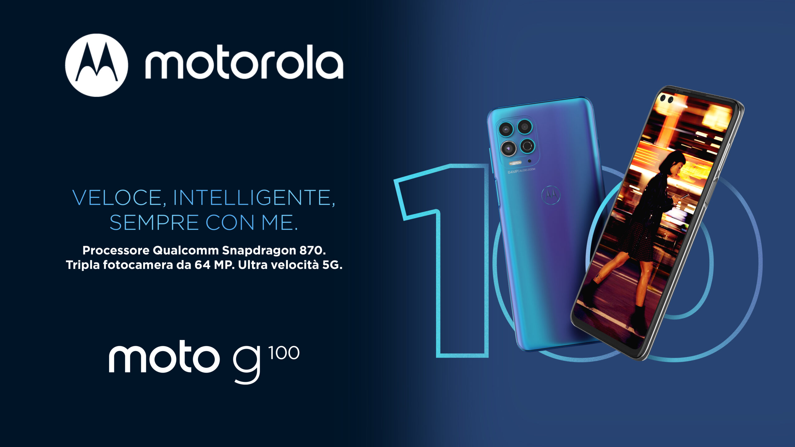 Motorola annuncia il nuovo moto g100