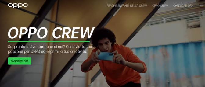 Nasce la OPPO CREW