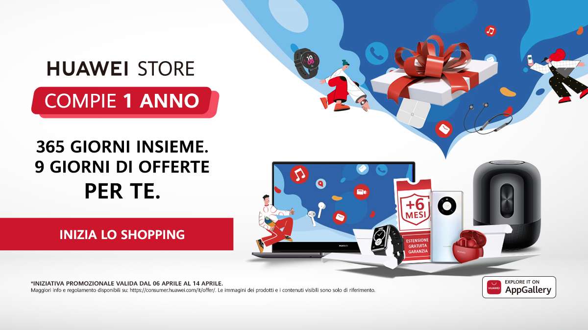 Huawei celebra un anno di Huawei Store