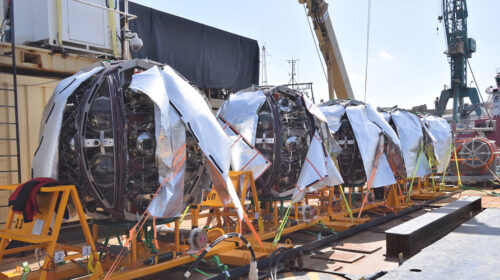 Neutrini: installate le prime sei componenti del telescopio sottomarino KM3NeT