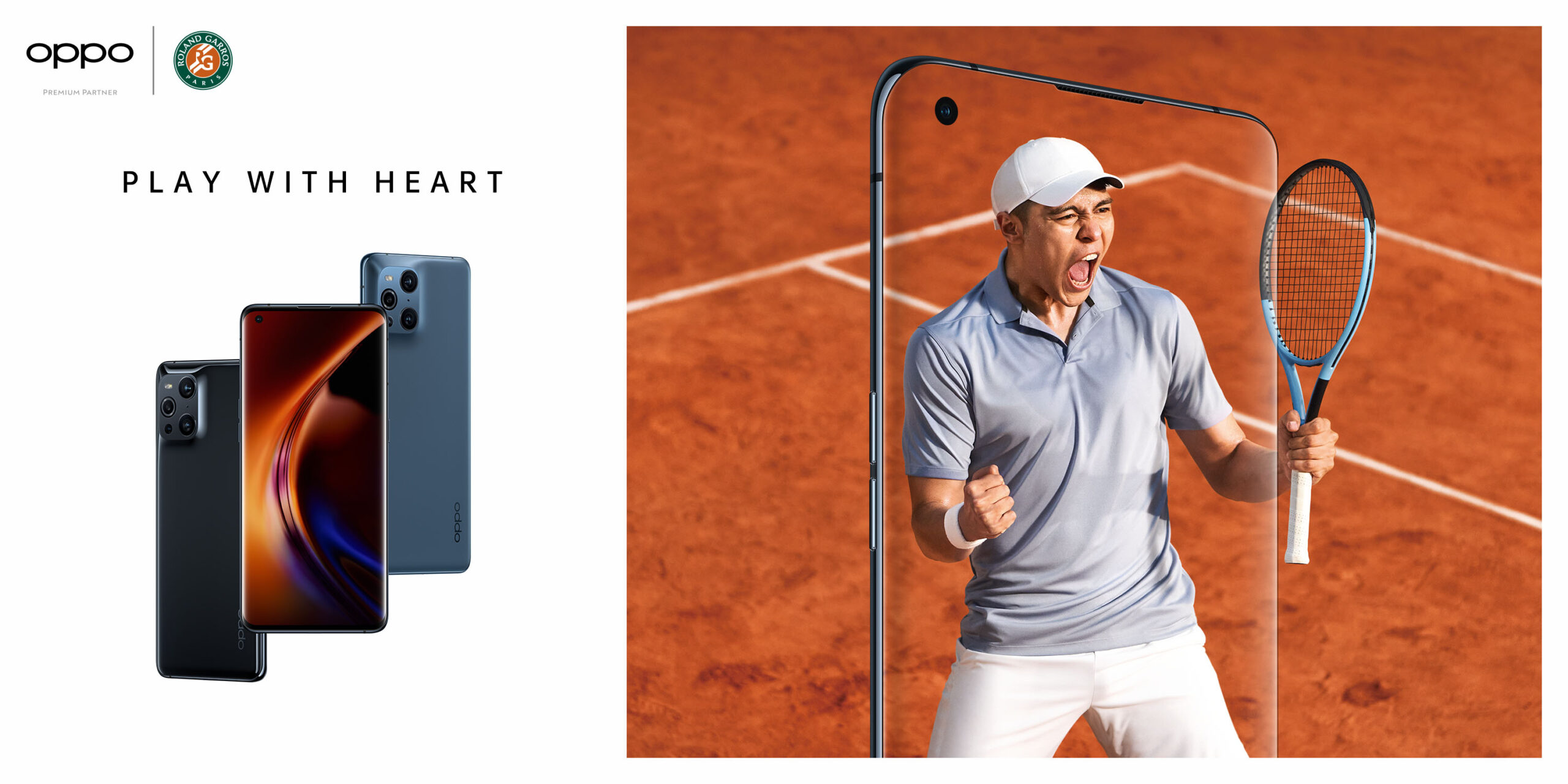 OPPO partner di Roland-Garros per il terzo anno consecutivo