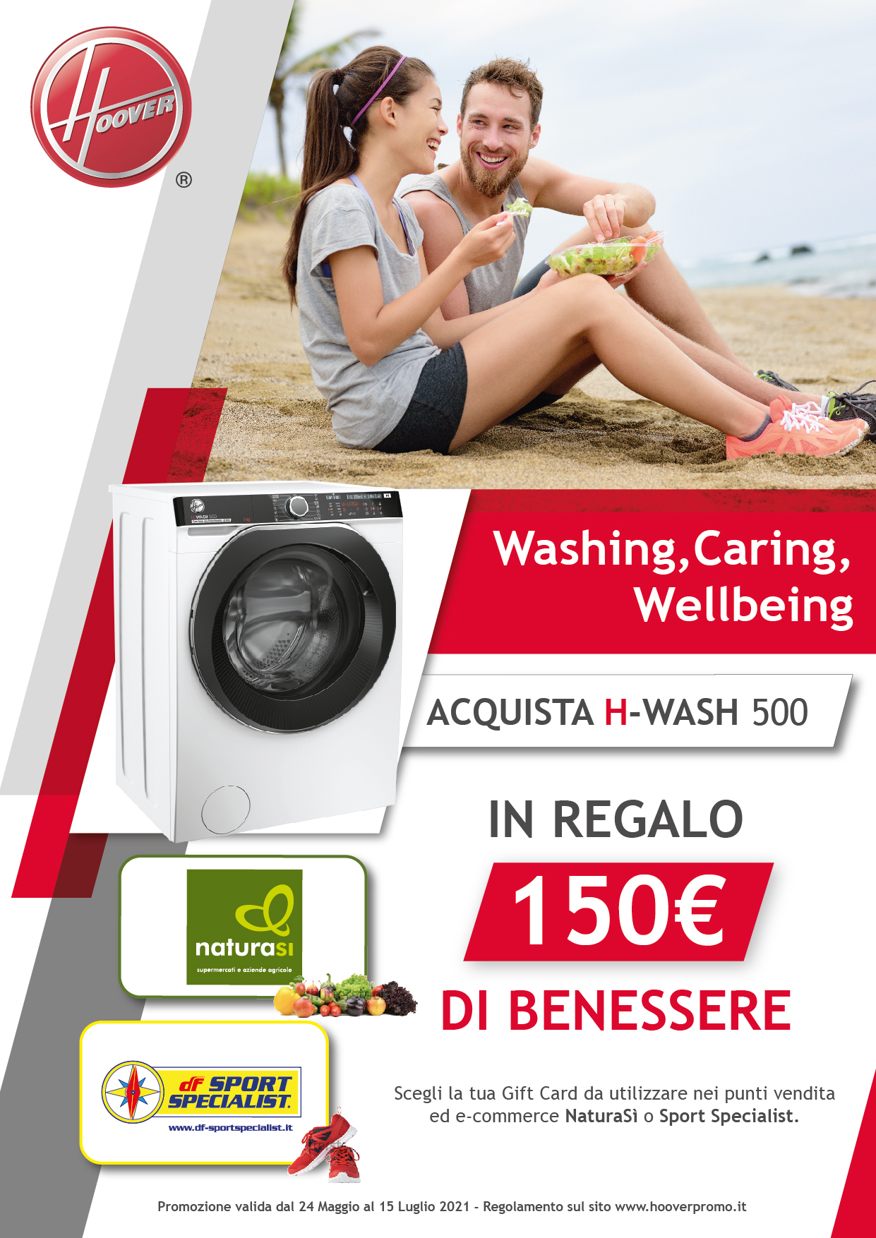Hoover lancia la promozione “Washing, Caring, Wellbeing”