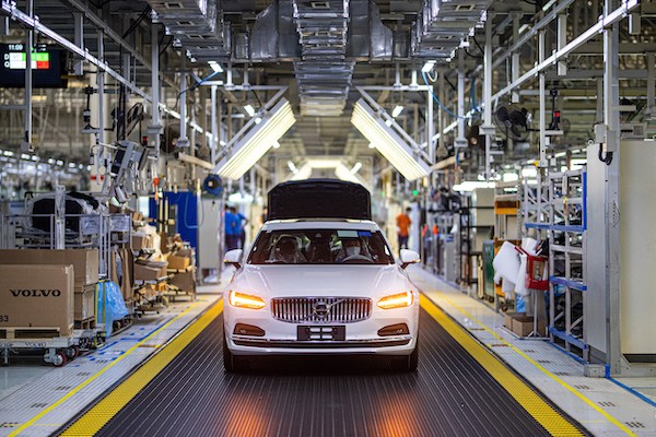 Volvo Cars manufacturing plant in Daqing, China