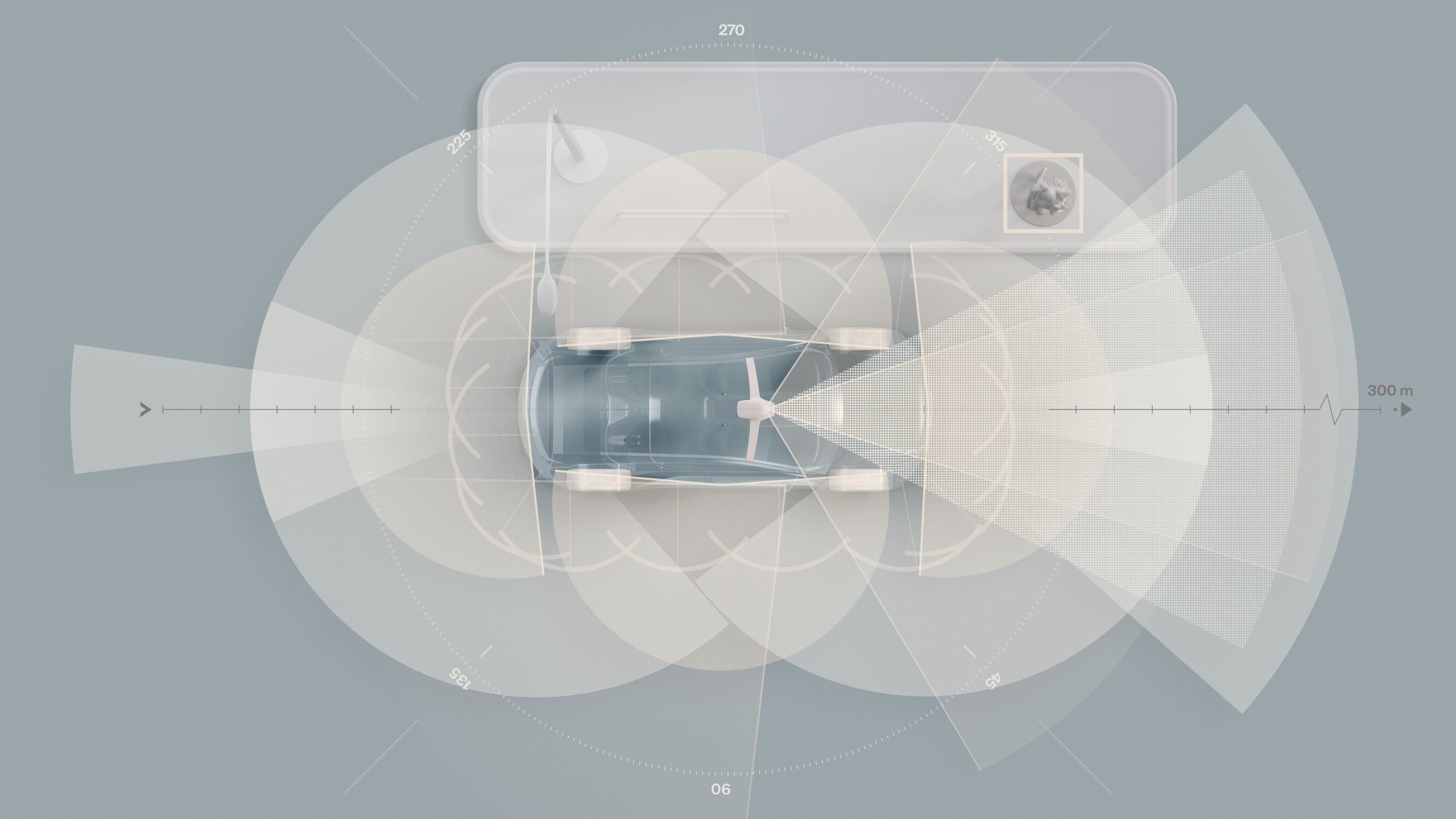 La Volvo completamente elettrica di nuova generazione è dotata di serie della tecnologia LiDAR e del super computer basato su intelligenza artificiale