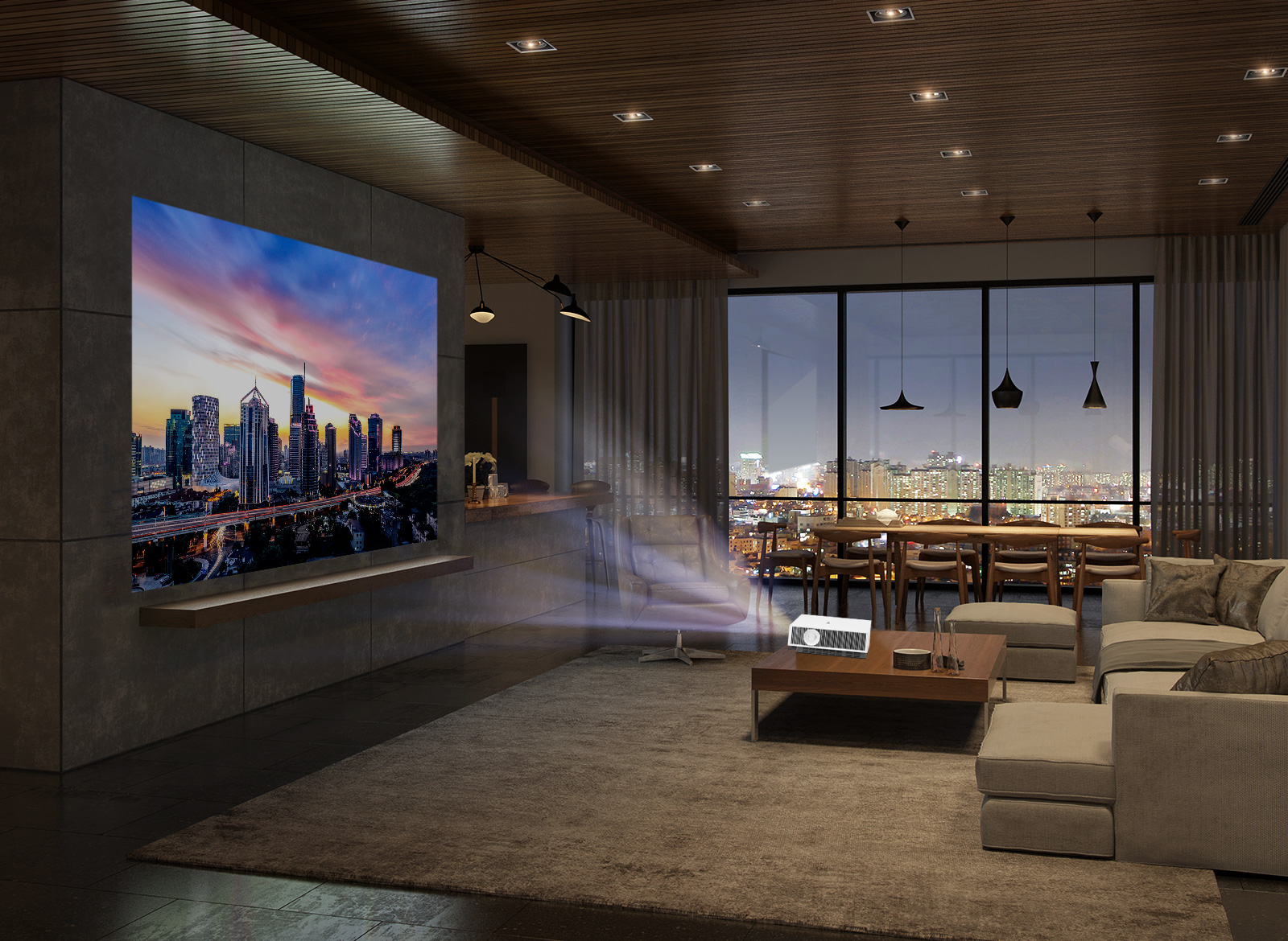 Da LG il nuovo proiettore laser LG CineBeam 4K UHD HU810PW