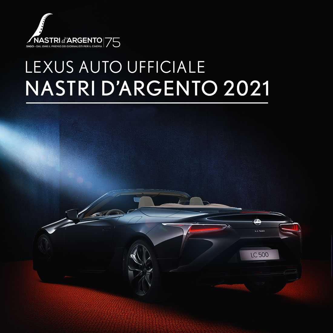 Lexus auto ufficiale dei Nastri d’Argento 2021